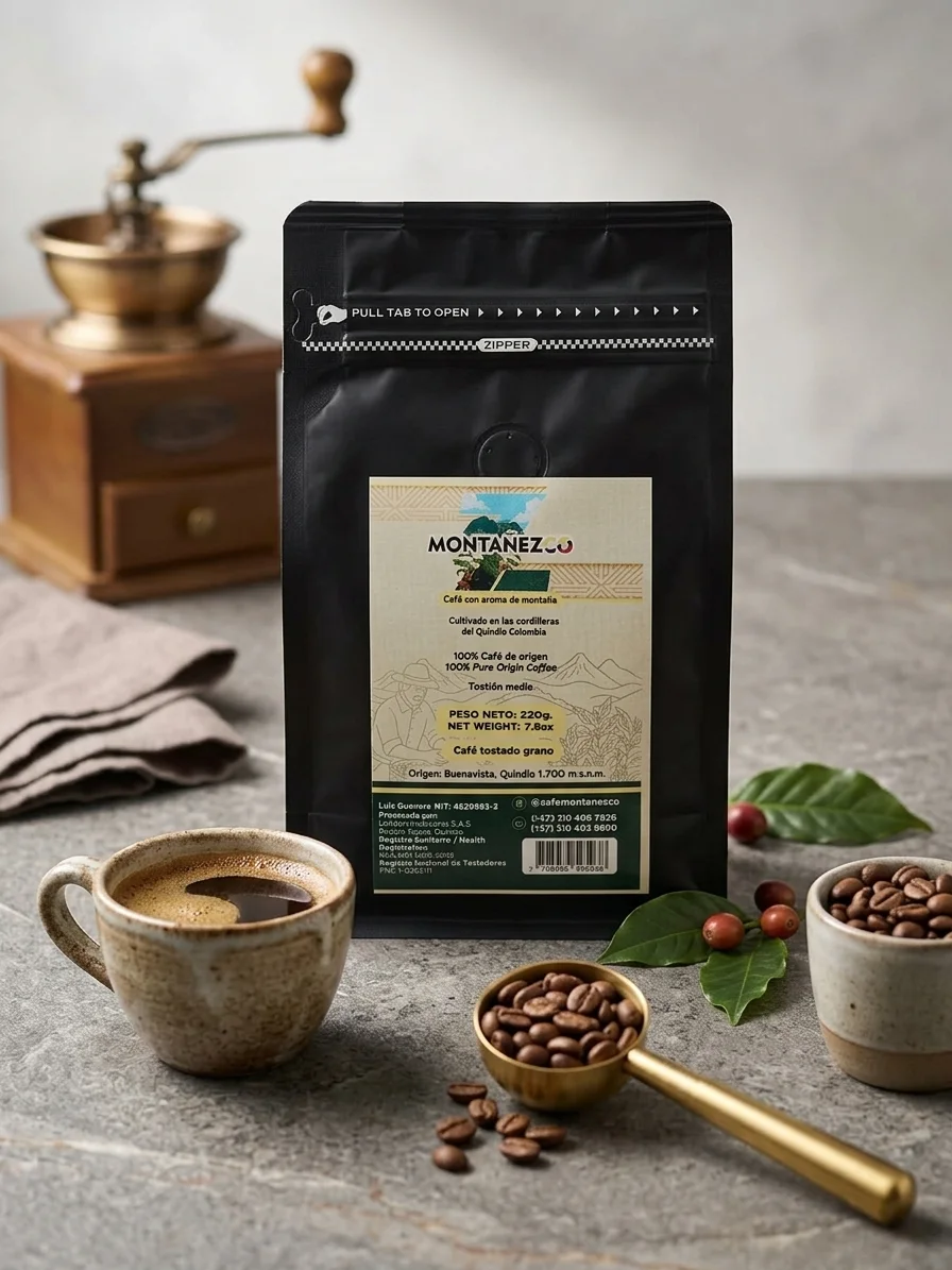 Café Montañezco 220 Gramos MOLIDO - GRANO